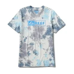 Reef Mens Tie Dye Graphic Short Sleeve Tee