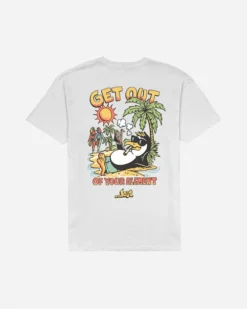 LOST CLOTHING GET OUT TEE (10500833) -Billabong Shop 10500833 WHT 1 71084.1685476095