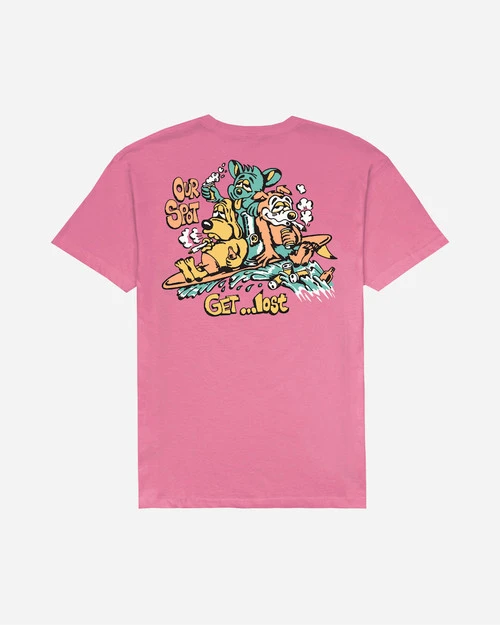 LOST CLOTHING PARTY WAVE VINTAGE DYE TEE(10520801) 1 LOST CLOTHING PARTY WAVE VINTAGE DYE TEE(10520801)