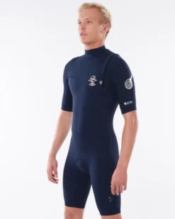 RIP CURL E BOMB ZIPPER FREE 2/2 SHORT SLEEVE SPRING (WSP8AE)