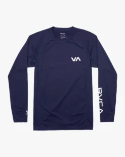 RVCA LONGSLEEVE RASHGUARD(EX) -Billabong Shop avywr00119 rvca2Cf nvy frt1 44584.1694016206