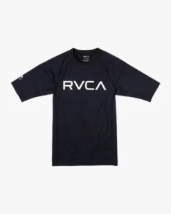RVCA SHORT SLEEVE RASHGUARD(EX)