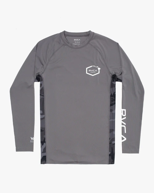 RVCA ISLAND HEX LONG SLEEVE RASHGUARD(EX) 2 RVCA ISLAND HEX LONG SLEEVE RASHGUARD(EX) - Image 2