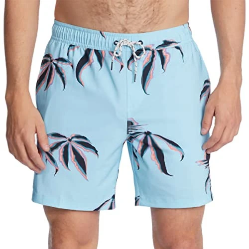 Billabong Men's Elastic Waist Stretch Sundays Layback Boardshort Swim Short Trunk, 17 Inch Outseam 1 Billabong Men's Elastic Waist Stretch Sundays Layback Boardshort Swim Short Trunk, 17 Inch Outseam