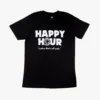 DUVIN HAPPY HOUR TEE (DMT17005BLK)