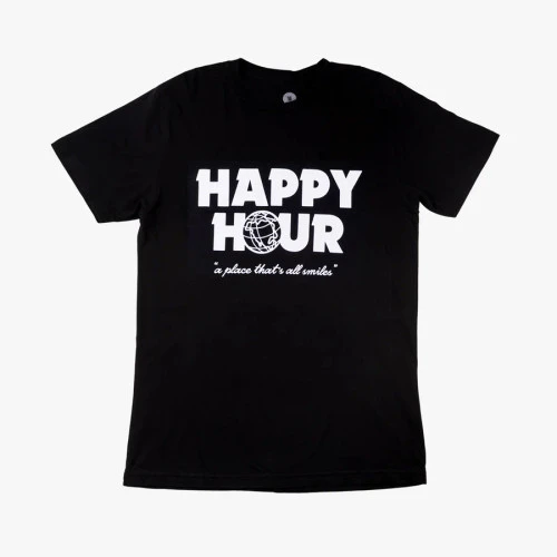 DUVIN HAPPY HOUR TEE (DMT17005BLK) 1 DUVIN HAPPY HOUR TEE (DMT17005BLK)